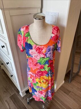 Vintage Jams World L Splendor print dress
